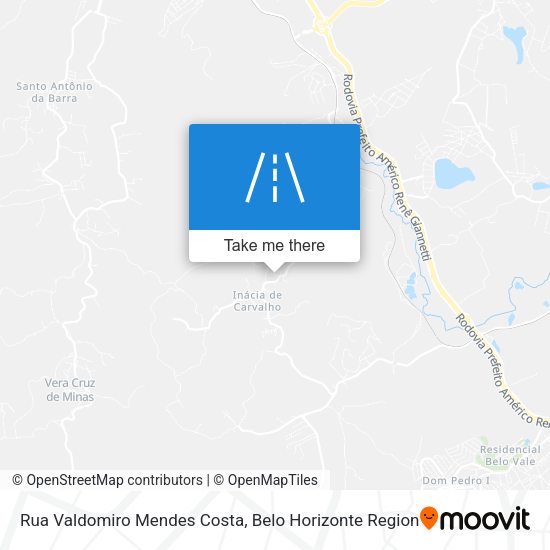 Rua Valdomiro Mendes Costa map