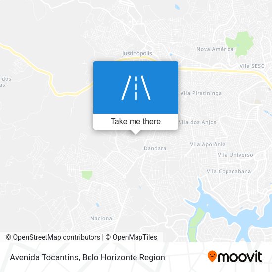 Avenida Tocantins map