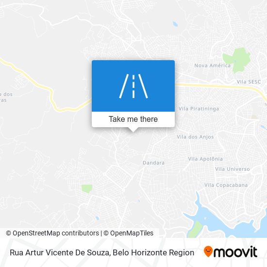 Rua Artur Vicente De Souza map