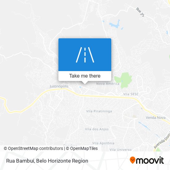 Rua Bambuí map