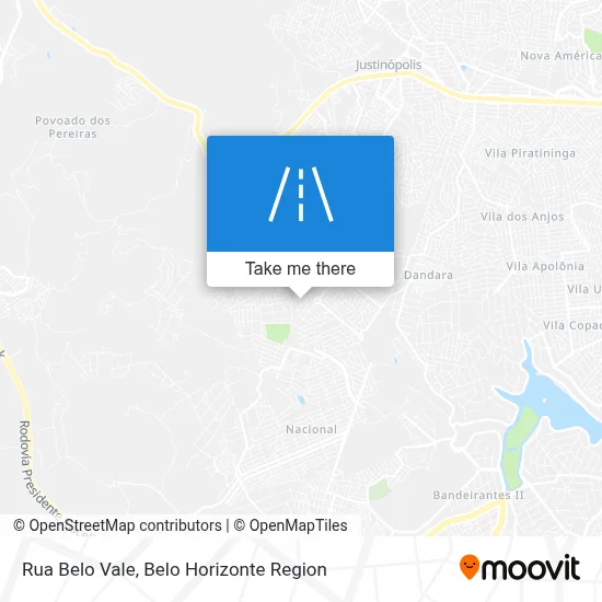Rua Belo Vale map