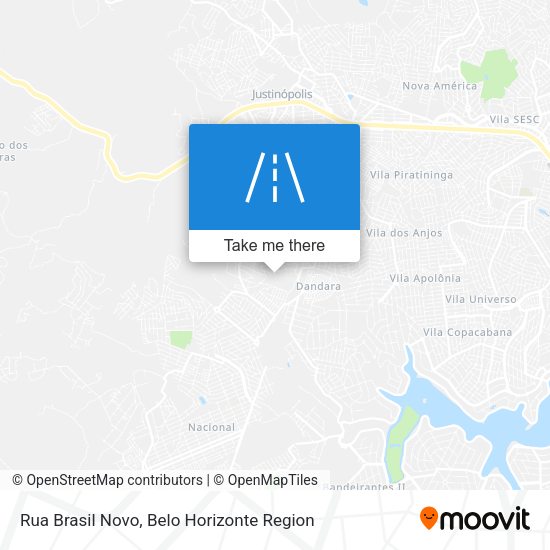 Rua Brasil Novo map