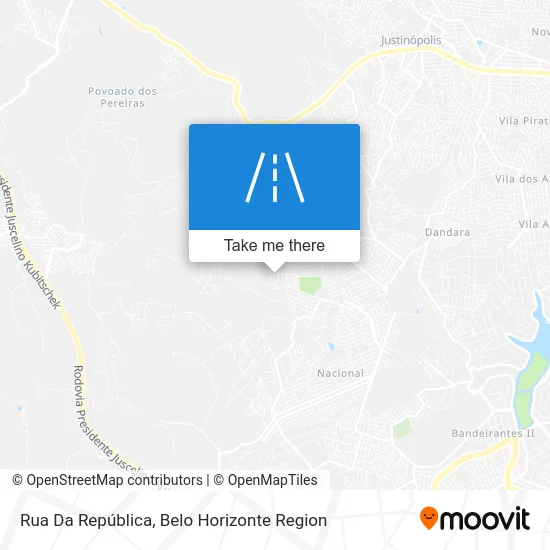 Rua Da República map