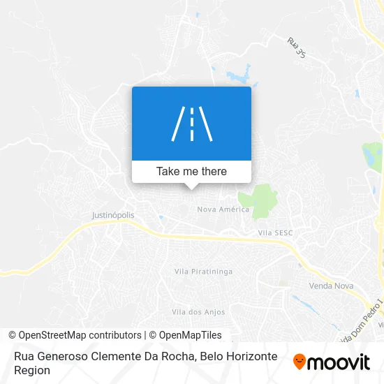 Rua Generoso Clemente Da Rocha map
