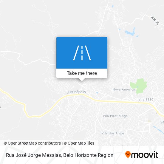 Mapa Rua José Jorge Messias