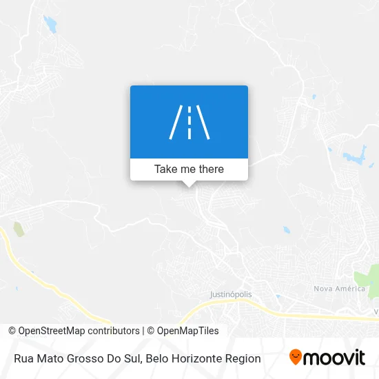 Rua Mato Grosso Do Sul map