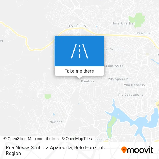 Rua Nossa Senhora Aparecida map