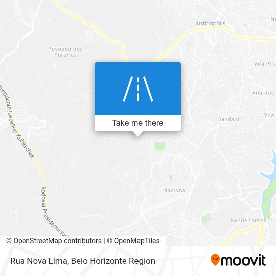Rua Nova Lima map