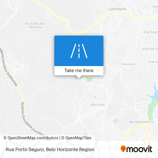 Rua Porto Seguro map