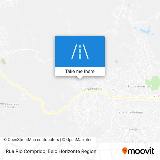 Rua Rio Comprido map