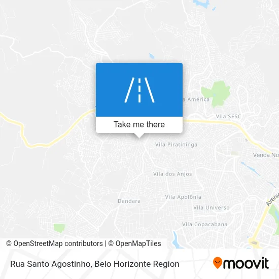 Rua Santo Agostinho map