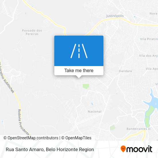 Rua Santo Amaro map