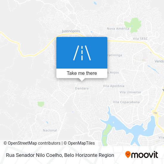 Rua Senador Nilo Coelho map
