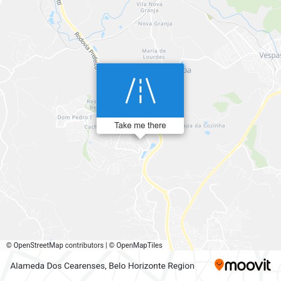 Alameda Dos Cearenses map