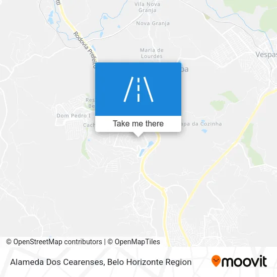 Alameda Dos Cearenses map