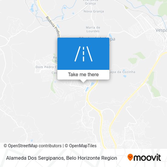 Alameda Dos Sergipanos map