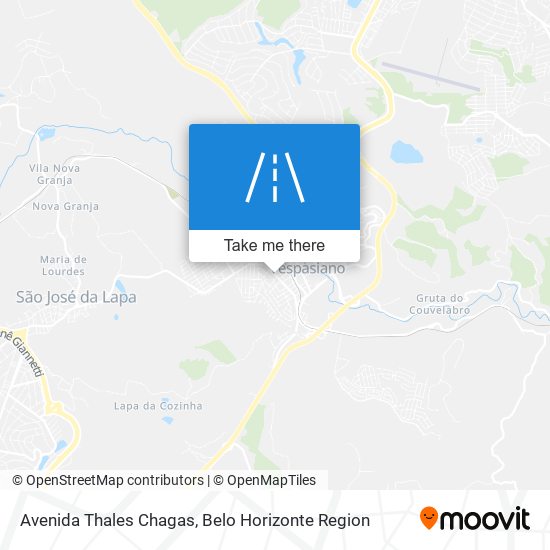 Mapa Avenida Thales Chagas