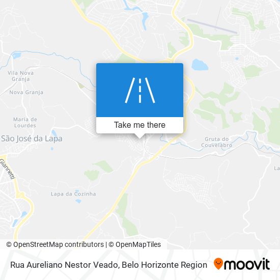 Mapa Rua Aureliano Nestor Veado