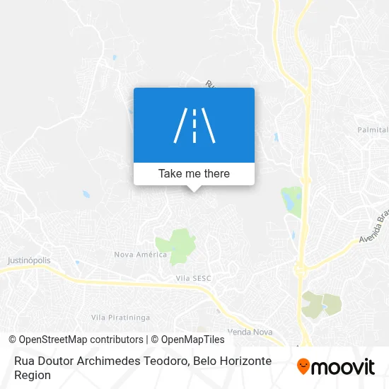 Rua Doutor Archimedes Teodoro map