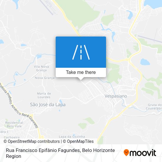 Rua Francisco Epifânio Fagundes map