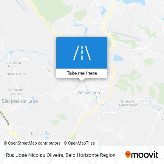 Rua José Nicolau Oliveira map