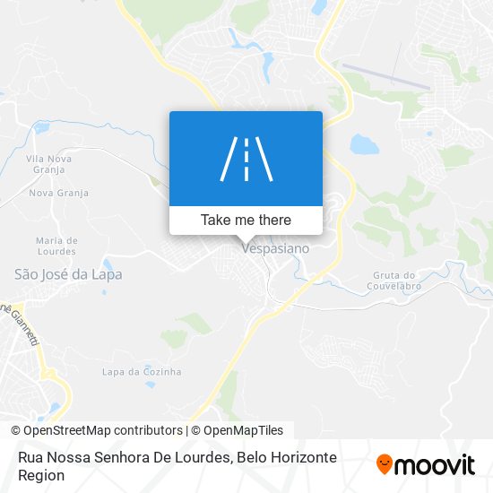 Mapa Rua Nossa Senhora De Lourdes