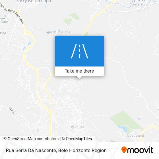 Rua Serra Da Nascente map