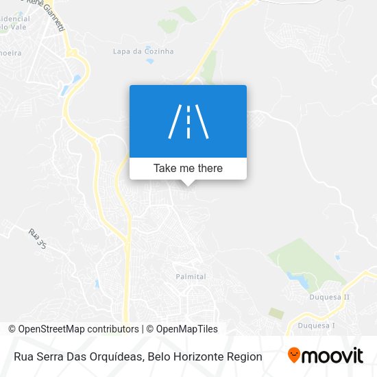 Rua Serra Das Orquídeas map