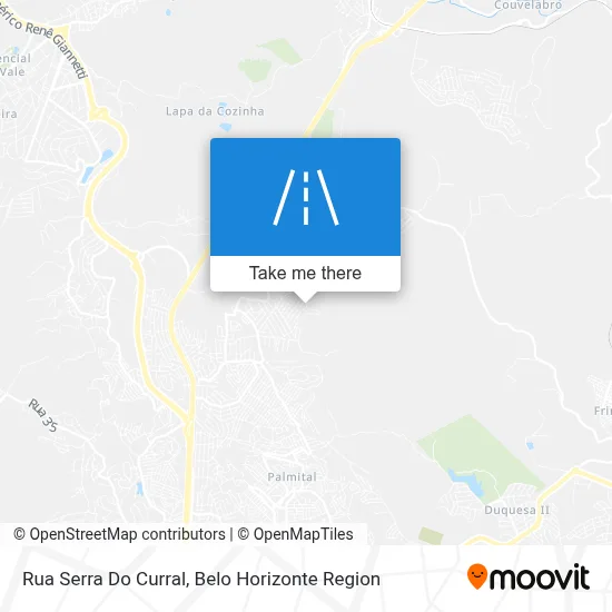 Rua Serra Do Curral map