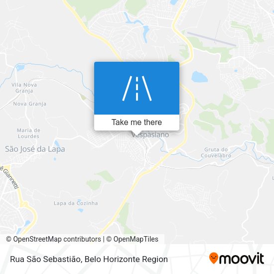 Rua São Sebastião map