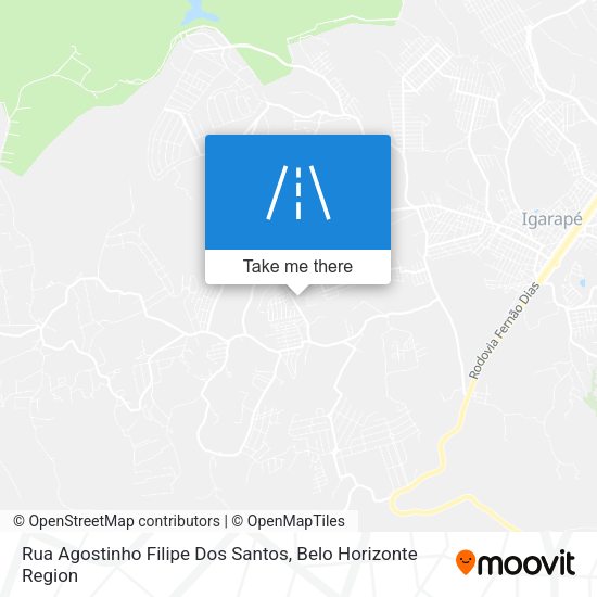 Rua Agostinho Filipe Dos Santos map