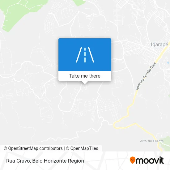 Rua Cravo map