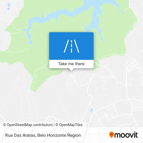 Rua Das Araras map