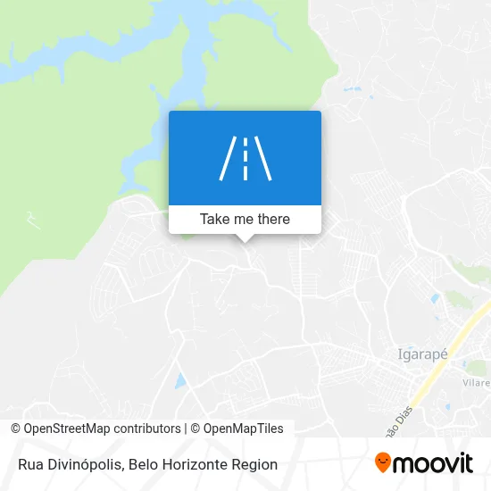 Rua Divinópolis map