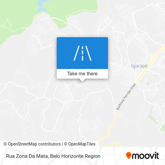 Rua Zona Da Mata map