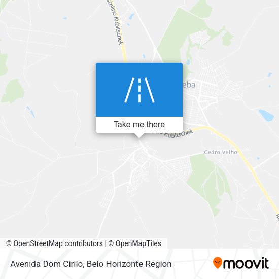 Avenida Dom Cirilo map