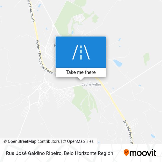 Rua José Galdino Ribeiro map