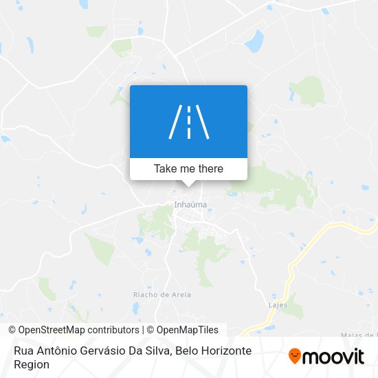 Rua Antônio Gervásio Da Silva map