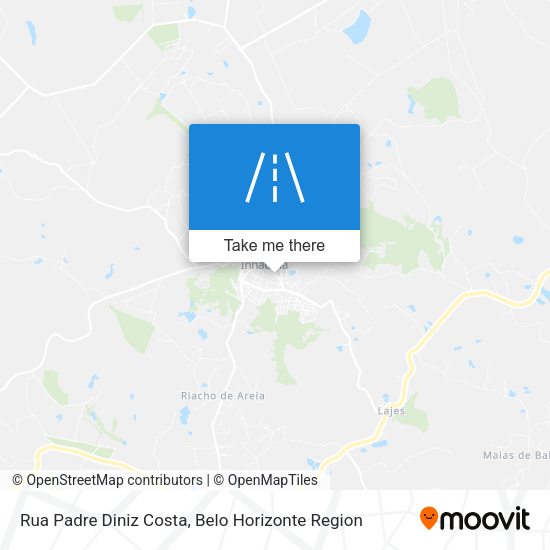 Rua Padre Diniz Costa map