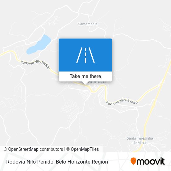 Rodovia Nilo Penido map