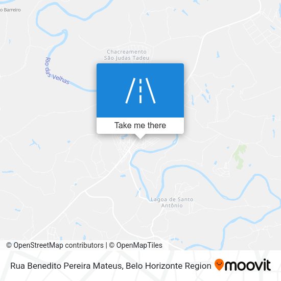 Rua Benedito Pereira Mateus map