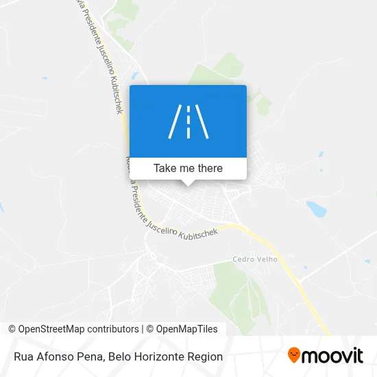 Rua Afonso Pena map