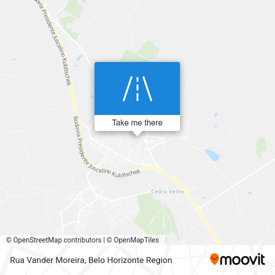 Rua Vander Moreira map