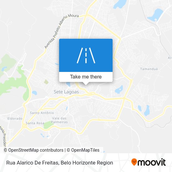 Rua Alarico De Freitas map