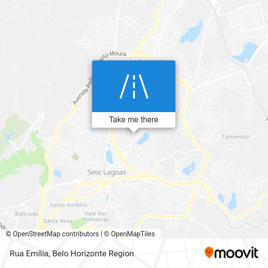 Rua Emília map