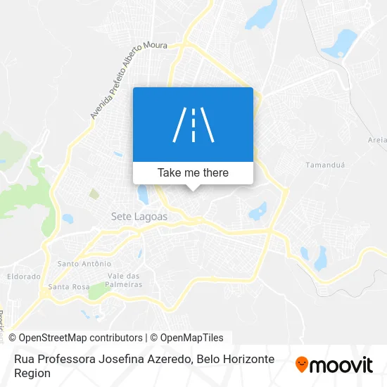 Rua Professora Josefina Azeredo map