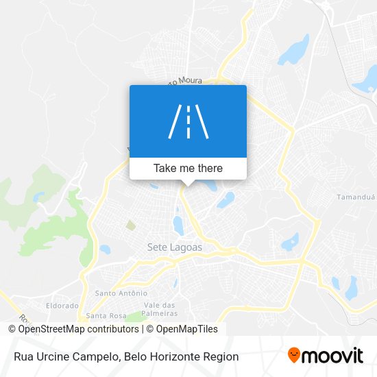 Rua Urcine Campelo map