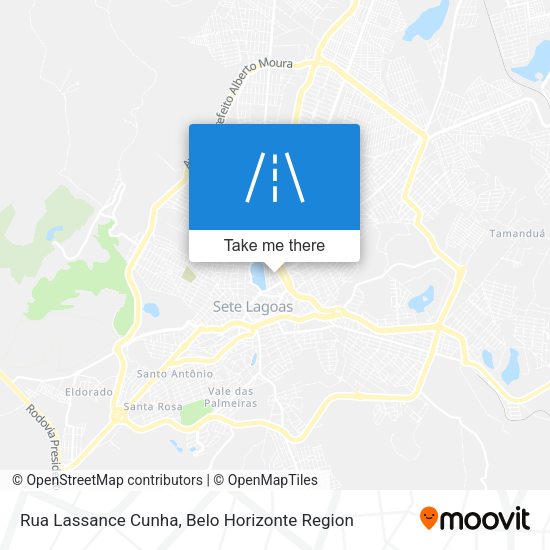 Rua Lassance Cunha map