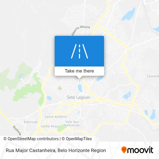 Rua Major Castanheira map