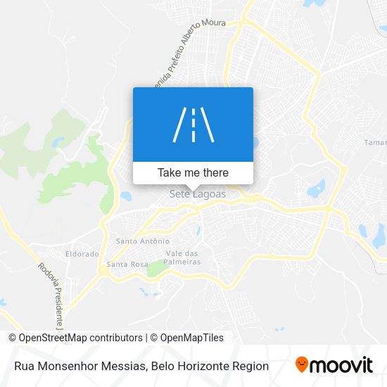 Rua Monsenhor Messias map
